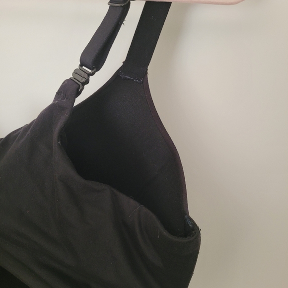 AUDEN 42DDD Lightly Padded Underwire Bra Adjustable Crisscross Back Black - Picture 10 of 11